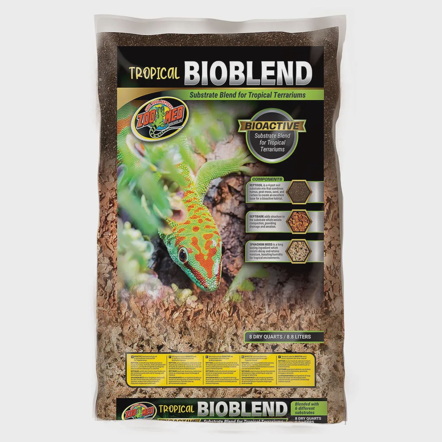 Zoo Med Trpoical Bio-Blend, 8 Quart, 8 QT
