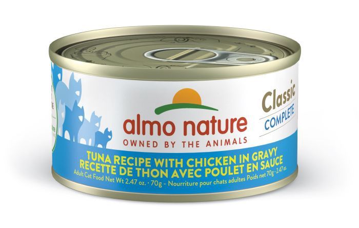 Almo Classic Complete Cat Food - Tuna With Chicken Recipe In Gravy - 70g