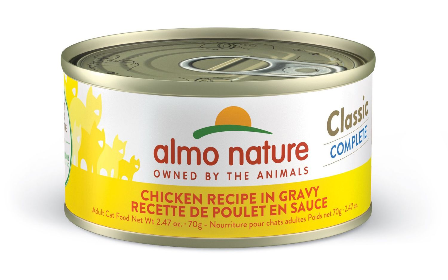 Almo Classic Complete Cat Food - Chicken Recipe In Gravy - 70g