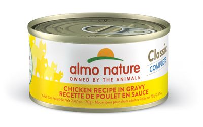 Almo Classic Complete Cat Food - Chicken Recipe In Gravy - 70g
