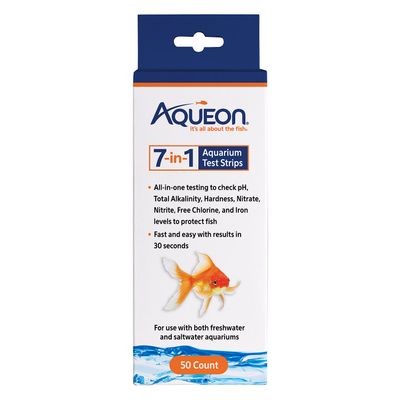 Aqueon -7-in-1 Aquarium Test Strips - 50ct