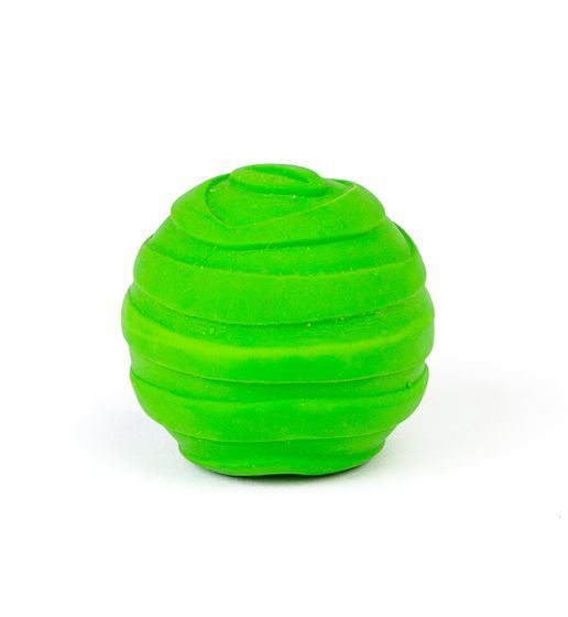 Bud'Z Latex Ball Squeaker Green Dog 1.9in 1pc