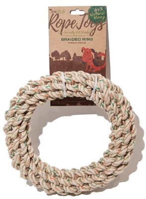 Define Planet Hemp Rope Toys Braided Ring Medium Dog 1pc