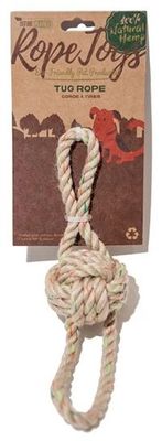 Define Planet Hemp Rope Toys Tug Rope Small Dog 1pc