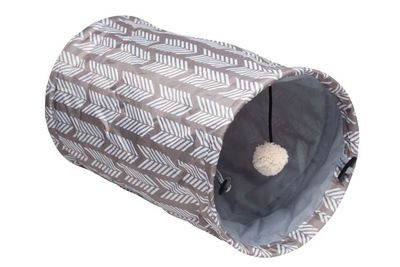 Bud'Z Tunnel Grey Cat 9.5x15.5in 1pc