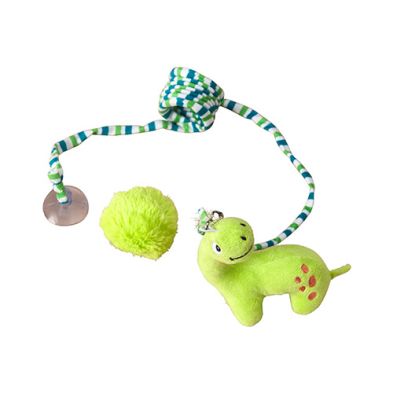 Spot® Twisted Fun Dinosaur &amp; Pom Pom Assorted Cat Toy