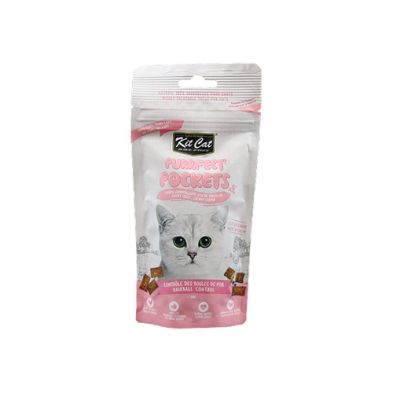 Kit Cat® Purrfect Pockets Hairball Control Cat Treat 60g