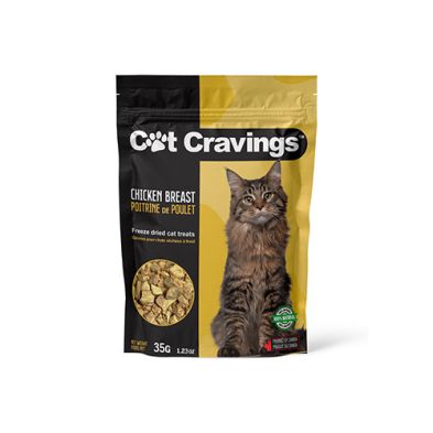 Cat Cravings ® Freeze Dried Chicken Breast 35 gm Cat Treat