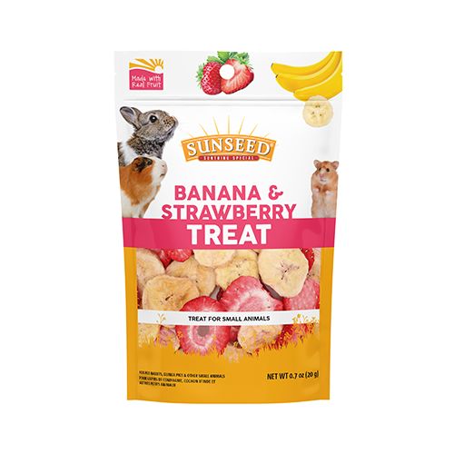 Sunseed® Banana &amp; Strawberry Small Animal Treat 20g (0.7oz)