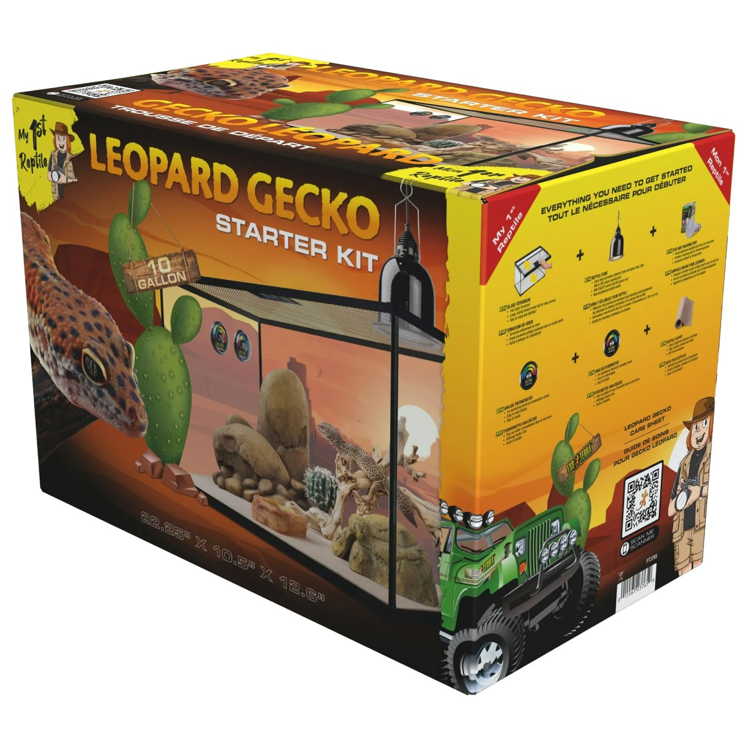 Exo Terra Leopard Gecko Reptile Starter Kit
