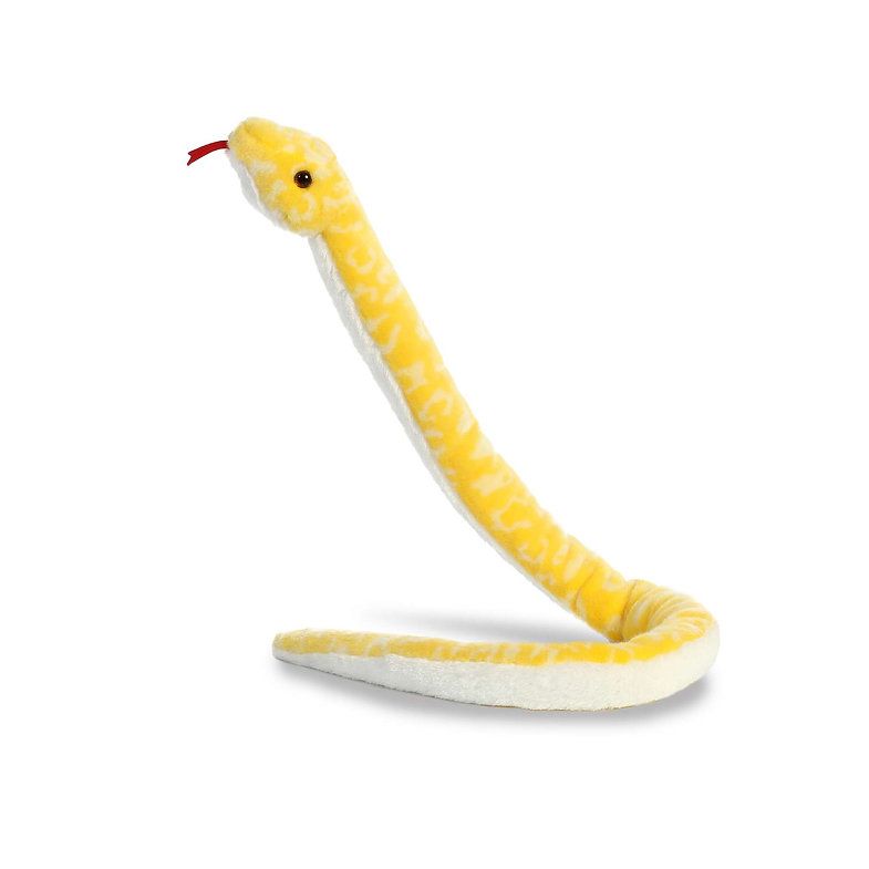 Albino Burmese Python Plush – 50"