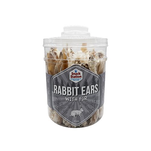 This &amp; That® Snack Station Rabbit Ears with Fur Dog Treat