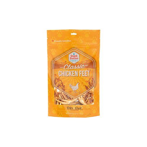 This &amp; That® Snack Station Chicken Feet Dog Treat 142gm