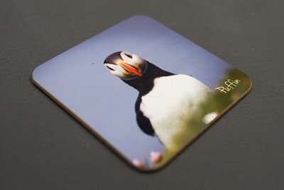90mm Square Hardboard Photo Coaster