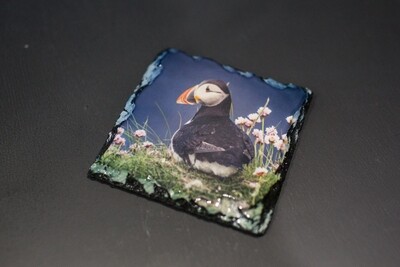 Square Photo Slate Coasters