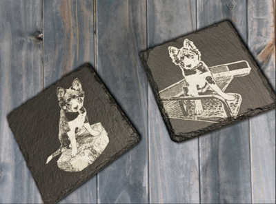 Personalised Engraved Pet Coaster