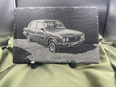 Personalised Engraved Car Slate Plaque