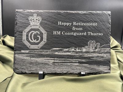 Personalised Retirement Slate Plaque