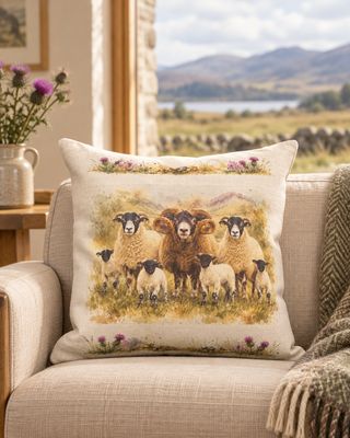 Blackface Sheep Cushion