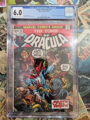 Tomb of Dracula #13 CGC 6.0