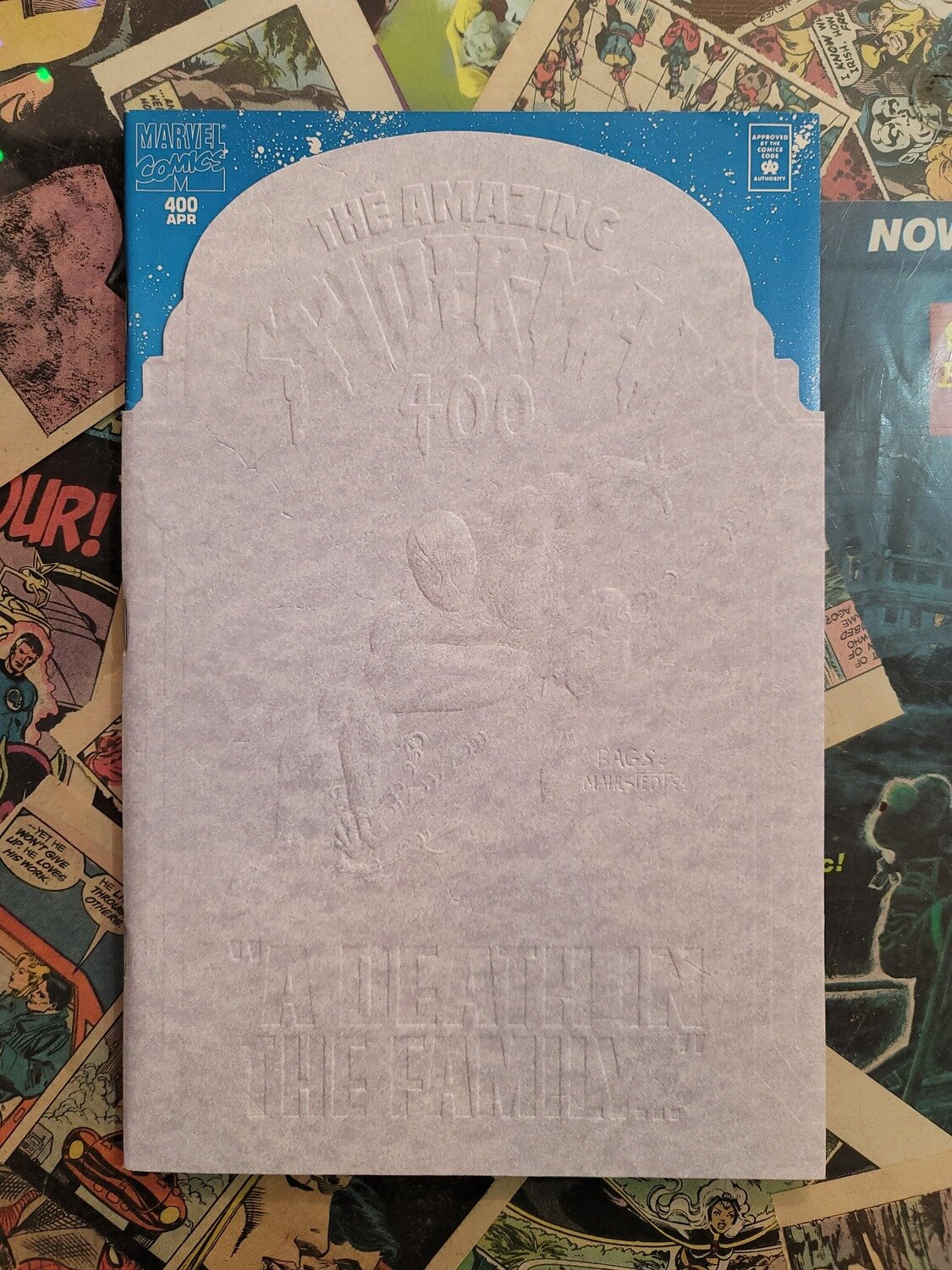 Amazing Spider-man #400 9.2 Death of Aunt May embossed cover