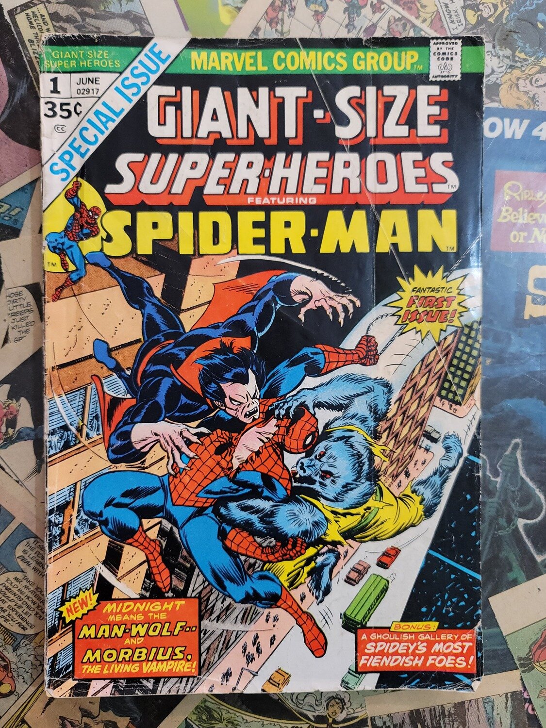 Giant Size Super-heroes #1 Morbius and Spider-man 3.5