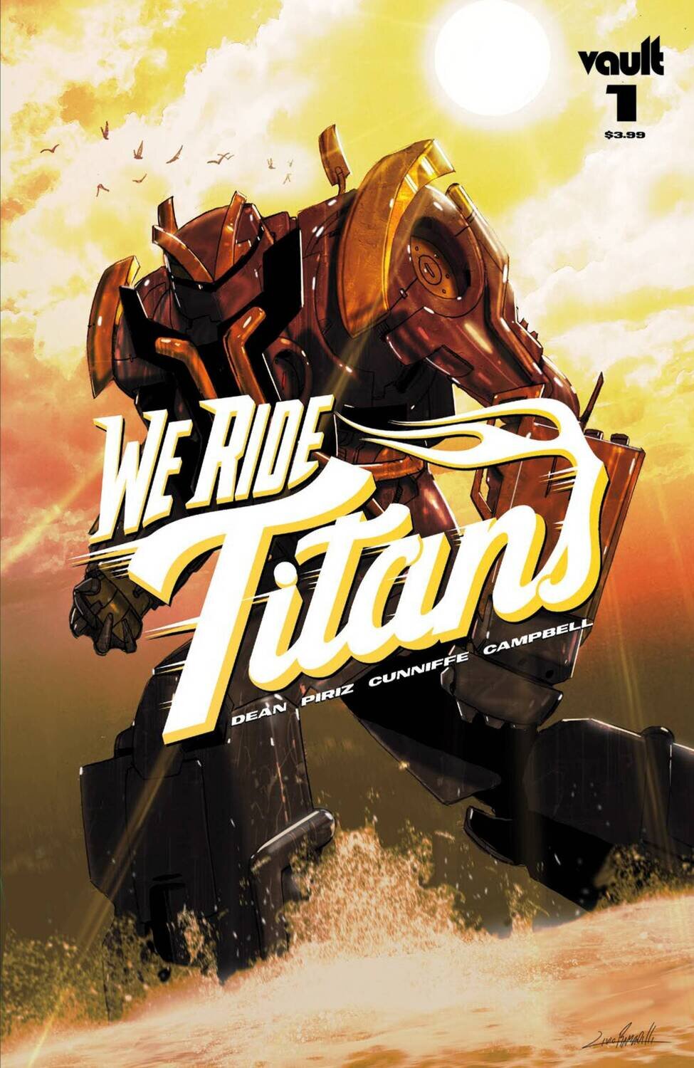 WE RIDE TITANS #1 CVR D RAMONDELLI 10 COPY INCV