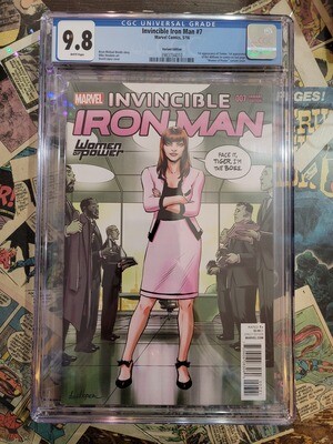 Invincible Iron Man #7 1st Riri Williams Women in Power Var CGC 9.8