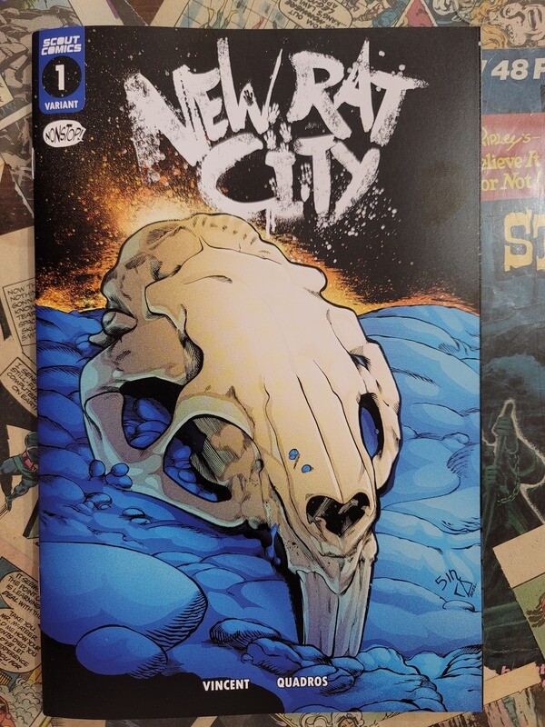 New Rat City #1 Whatnot Variant Signed Black 9.6+