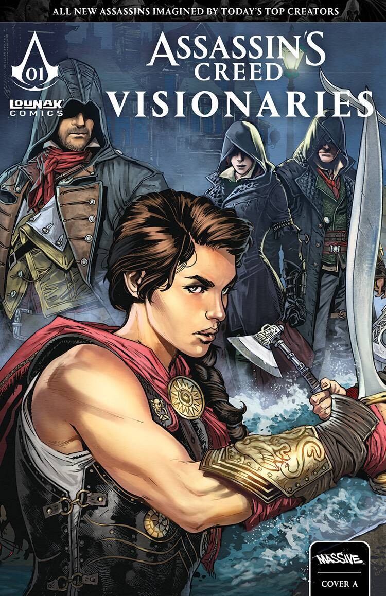 ASSASSINS CREED VISIONARIES #1 (OF 4) CVR A CONNECTING (MR)