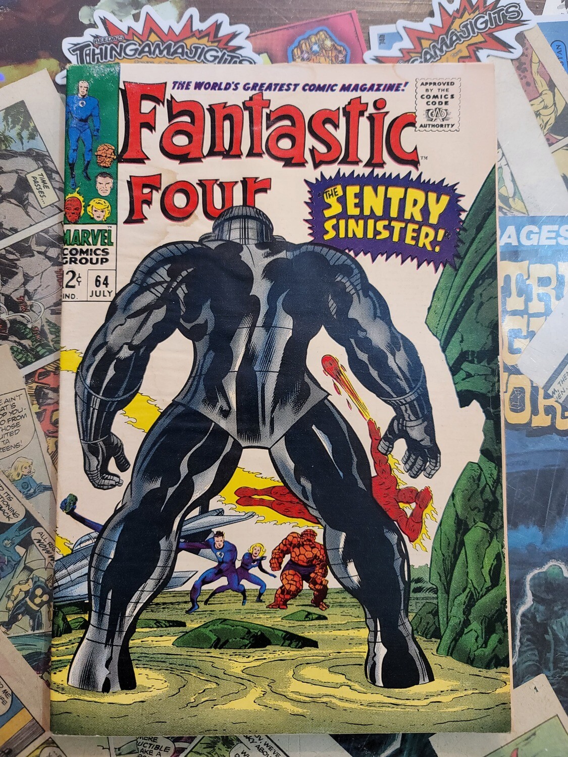 Fantastic Four #64 3.0 1st Kree Sentry and mention of Kree