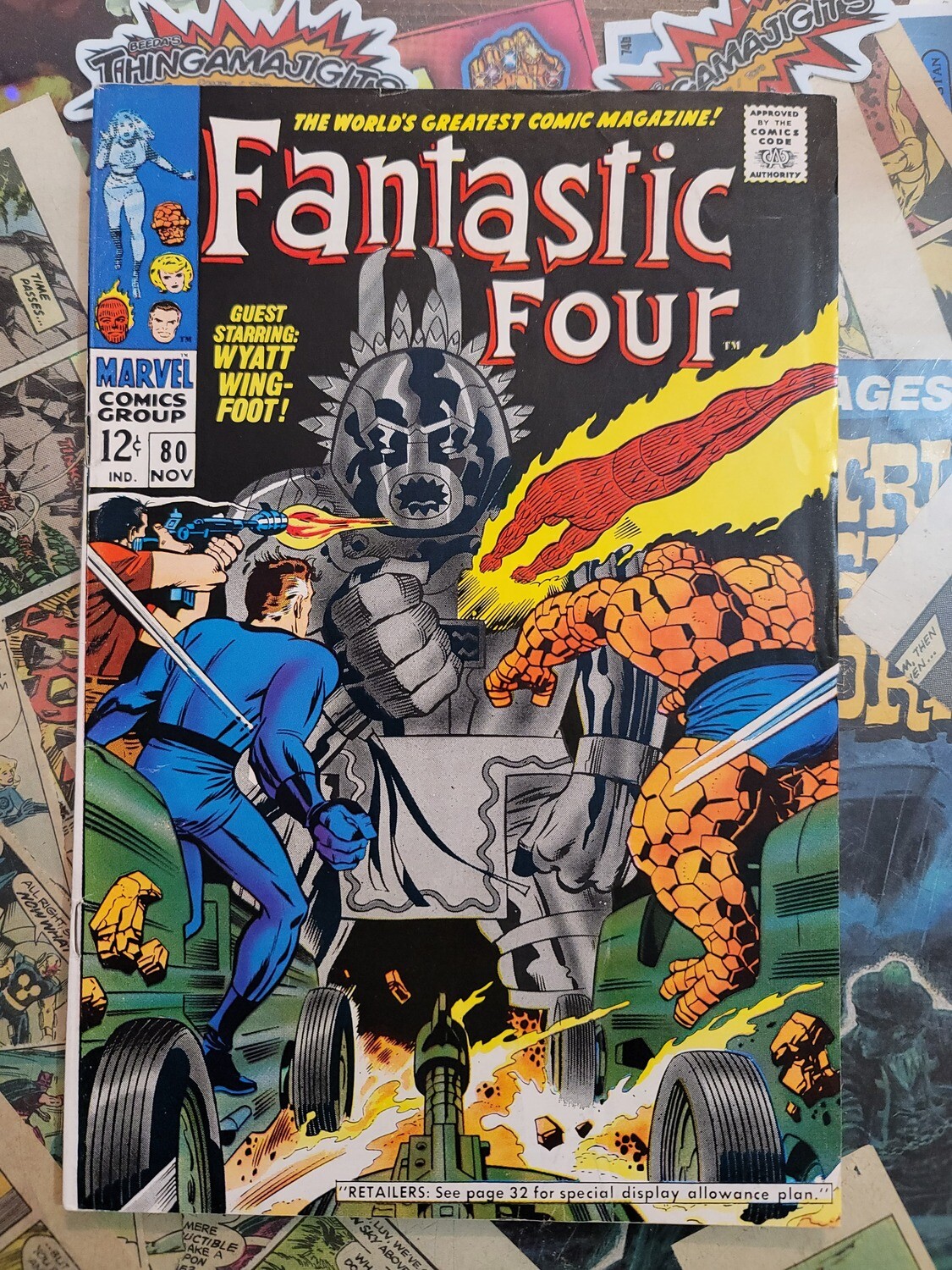 Fantastic Four #80 6.5 1st Tomazooma