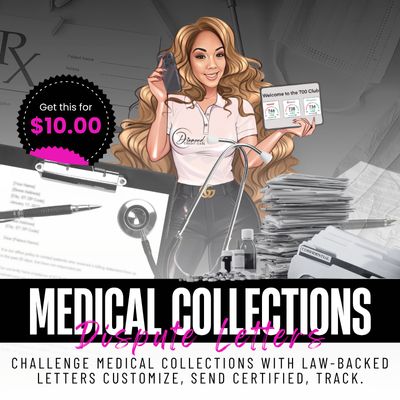 Medical Collections Removal Letter