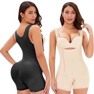 Faja Colombian Zipper Full Body Shaper Plus Size Shapewear for postpartum women super control full body thigh shaper slimming