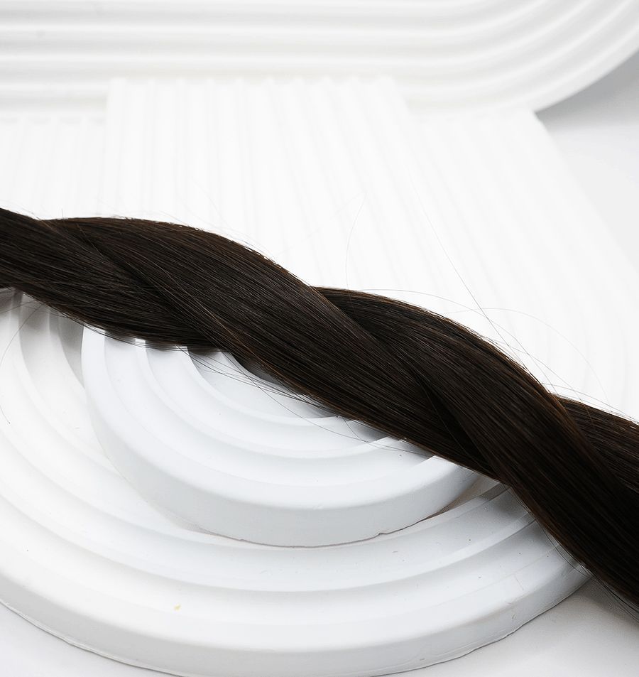 Schwarzbraun Nanotresse (25 Gr.)