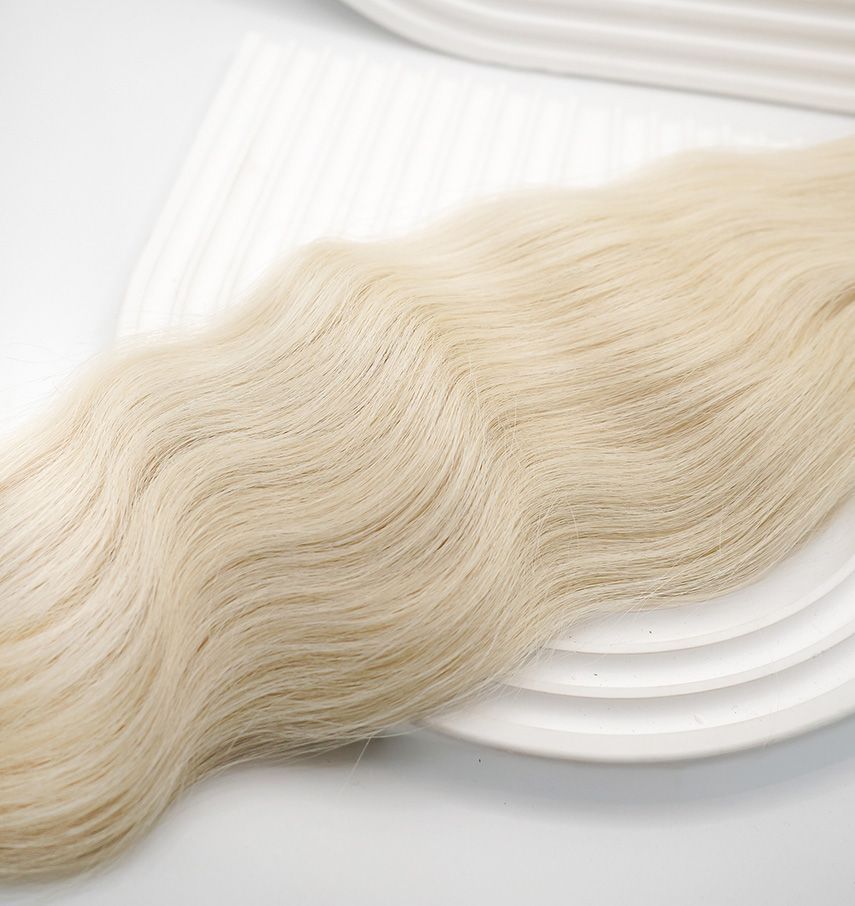 Cold Platin gewellte Nanotresse