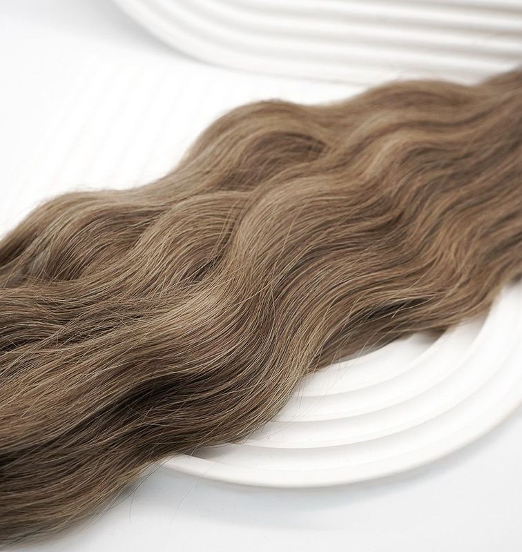 Soft Brown gewellte Nanotresse