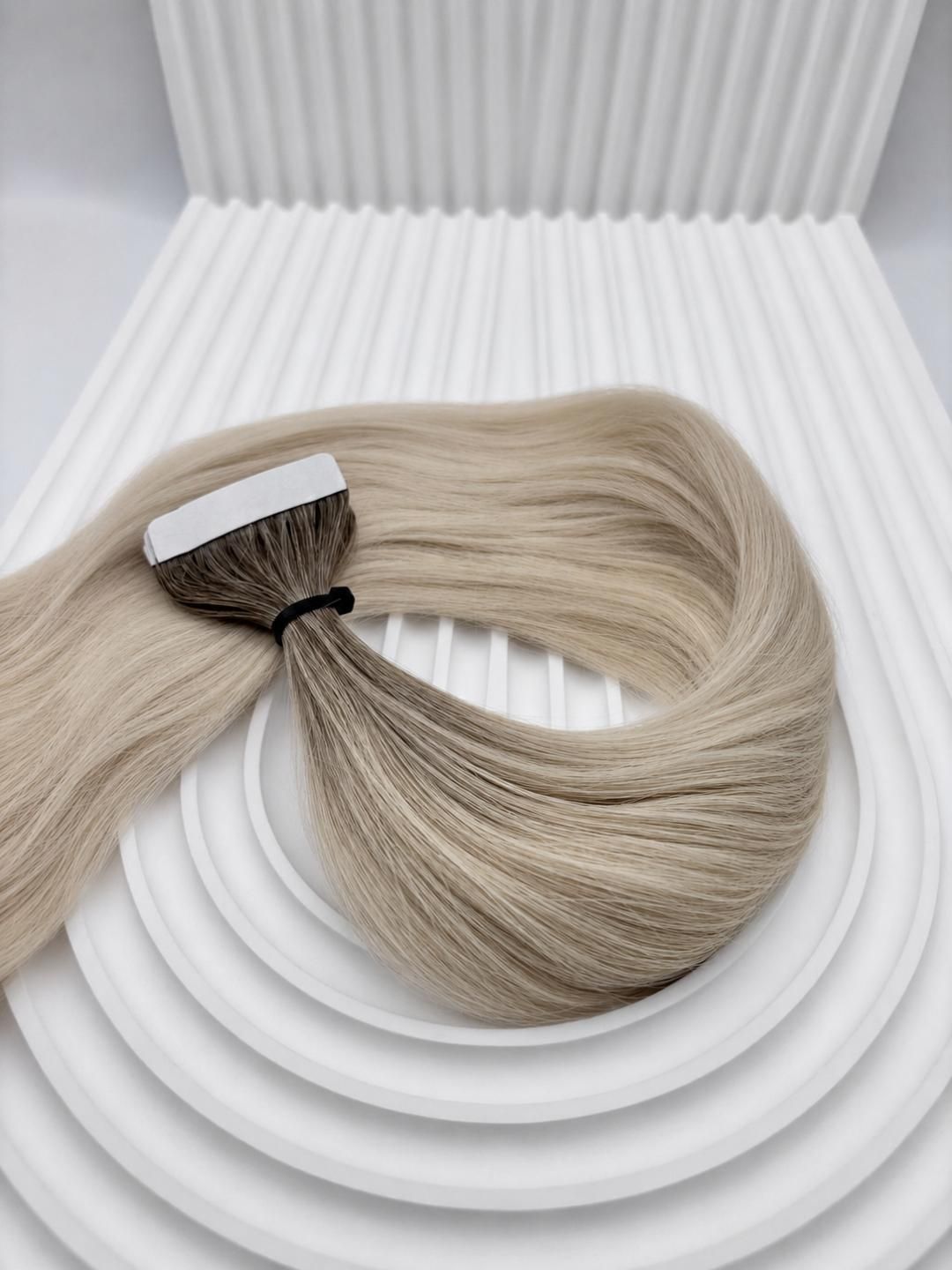Aschblond Root gewellte Tapes
