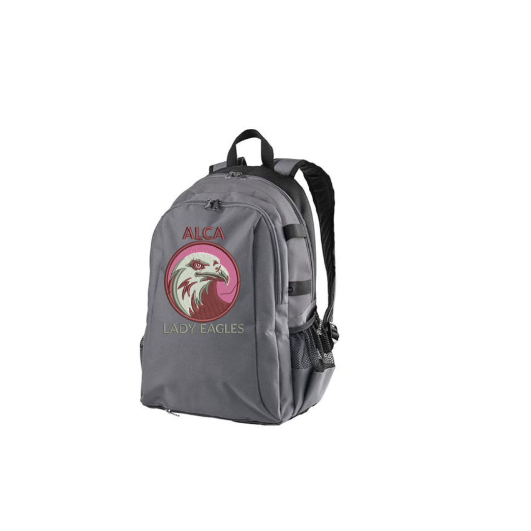 ALCA Embroidery LOGO backpacks. Purchase includes embroidered name of choice.