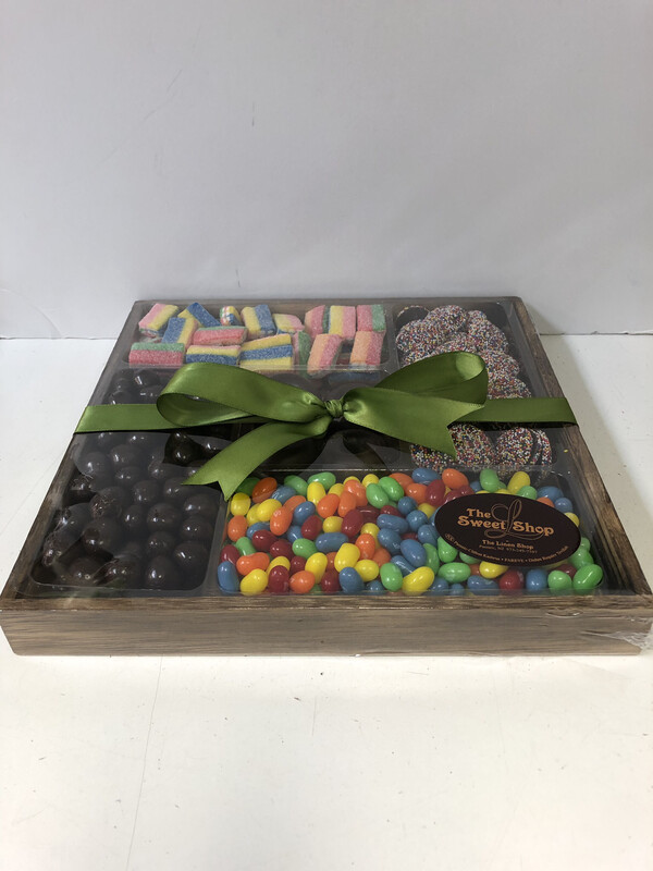 Dark Wood Sectional Candy &amp; Chocolate