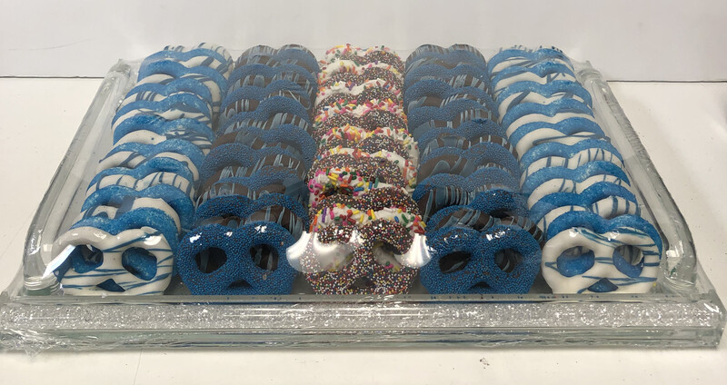 Crushed Glass Pretzel Tray