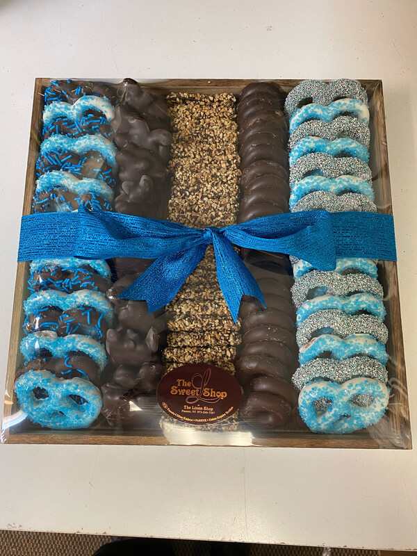 Wood Rows Blue XL