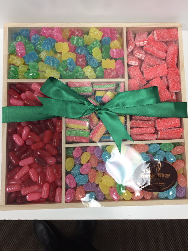 Wood 5 Section Candy