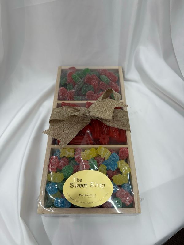 Wood Sectional With Candy
