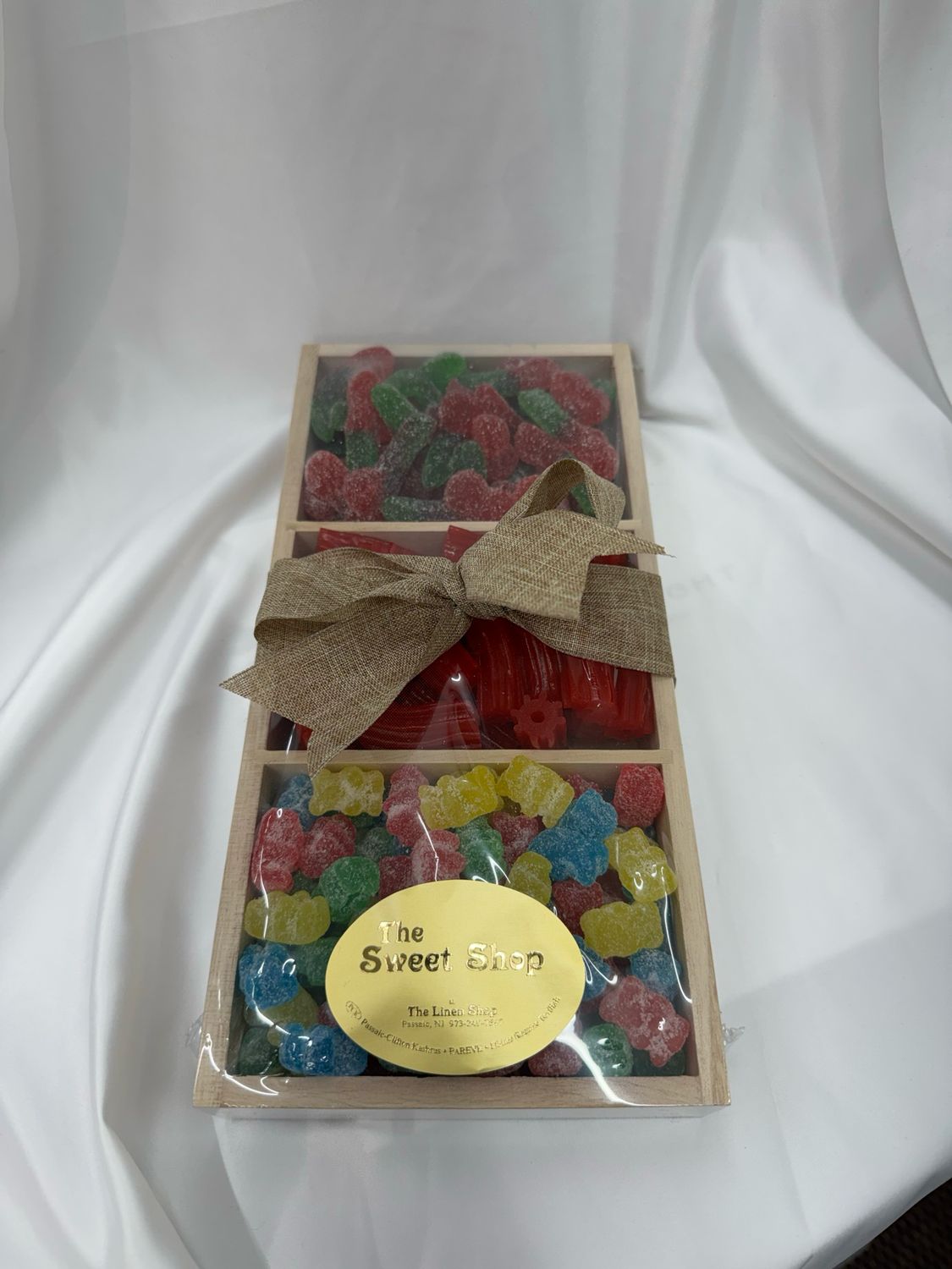 Wood Sectional With Candy