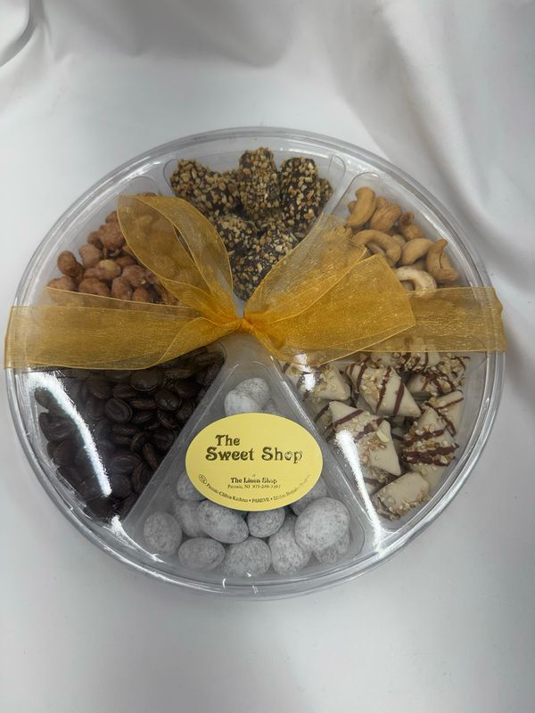 6 Sectional Chocolate/ nut Platter
