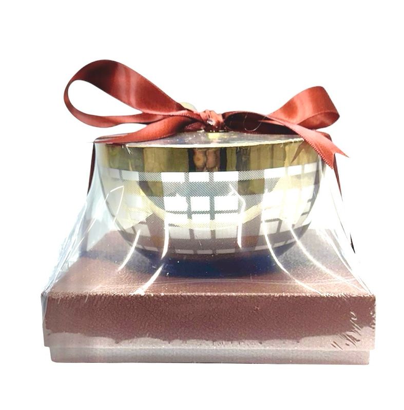 Small Gold Checkered Bowl MM2604