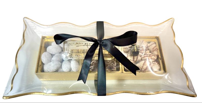 Wavy Gold Tray MM2609