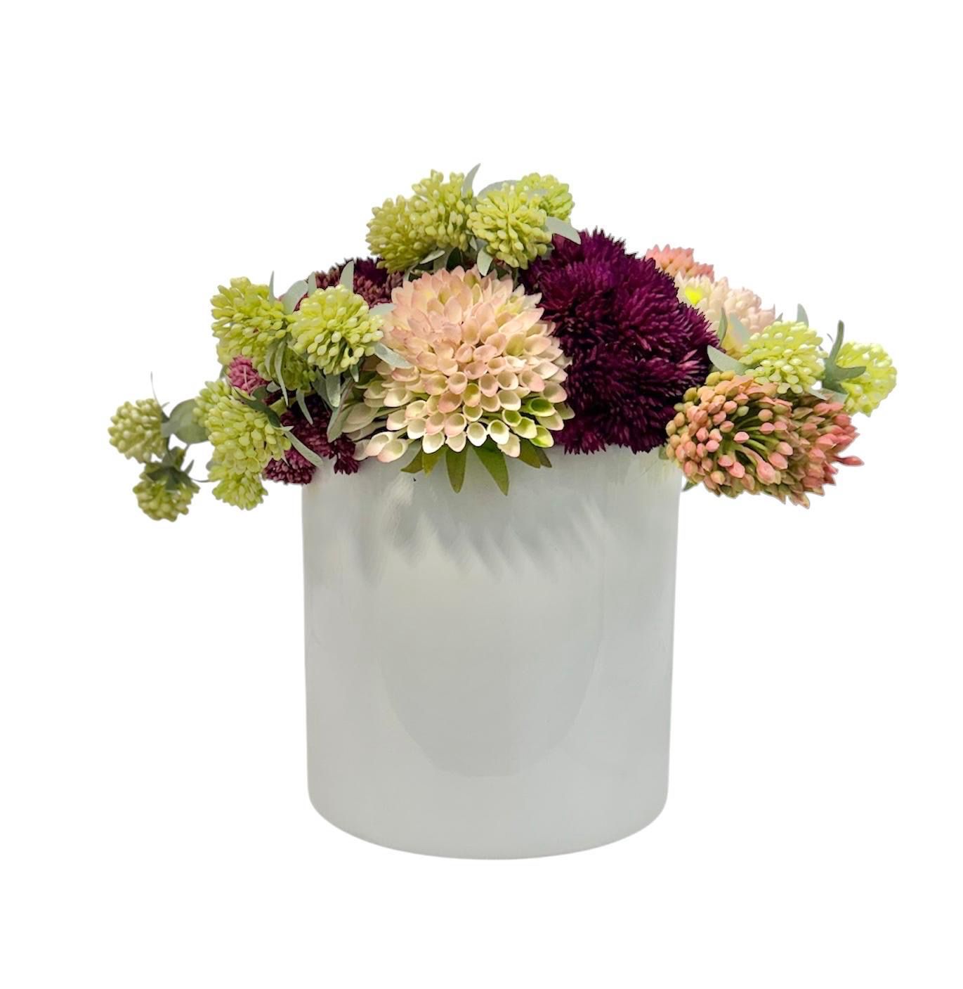 Faux Floral White