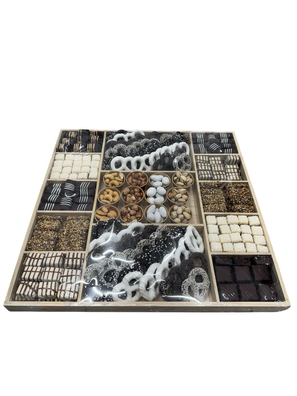 Oversized Chocolate- Nut Platter